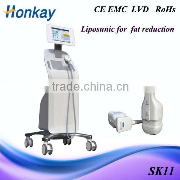 High Intensity Focused Ultrasound liposunic ultrasound fat loss machine