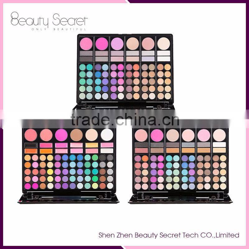 2016 Hot Selling Waterproof 78 Color Makeup Blusher Eyeshadow Palette