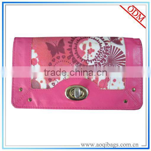Hot Selling Ladies' Lather Wallet, Purse New Design WT003