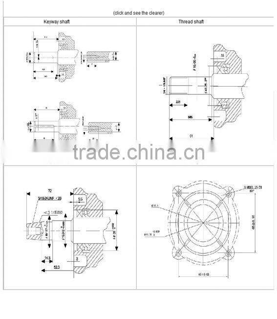 General Gasoline Engine 16hp Kick Start