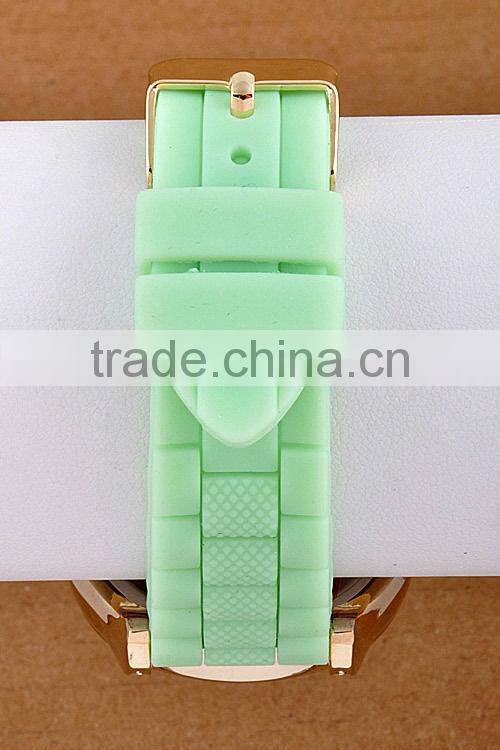 Custom Charming geneva platinum watch japanese movement