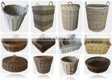 Bamboo rattan fruit basket made in Vietnam, high quality bread bakery basket non toxic