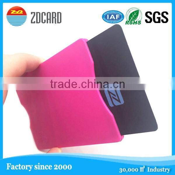 Safety protection cell phone case with RFID blocking business card holder