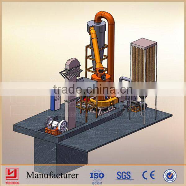 YUHONG ISO9001 Appoved Raymond Roller Mill for Grining Coal Ash Hot Sale