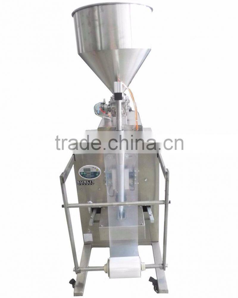 Automatic small bag making and filling machine 10ml small Sampoo bag filling sealing machine