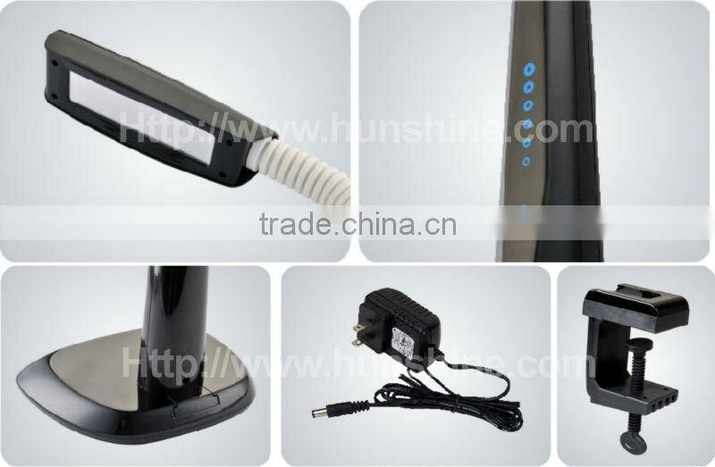 new item black high quality desk lamp flexible arm