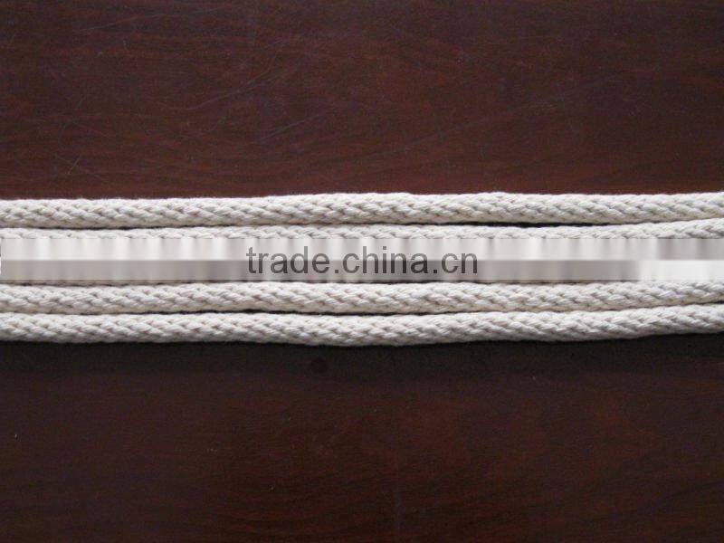 solid braided cotton sash cord
