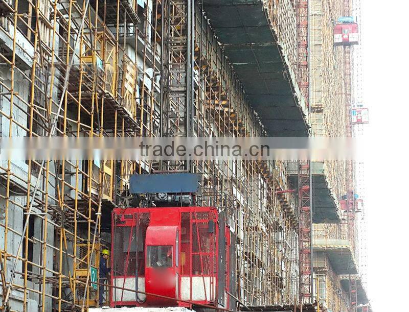 Reliable performance sc200/200 construction hoist