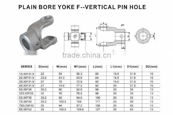 China Factory OEM Heavy Duty Tractor Parts Drive Shaft Yoke