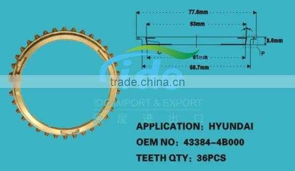 Sychronizer Ring for Hyundai 43384-4B000