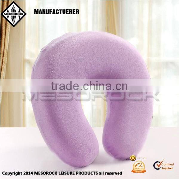 High quality memory foam u-shape pillow travel neck pillow