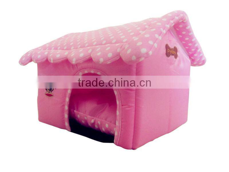 Factory wholesale new soft pet dog house indoor handmade dog house