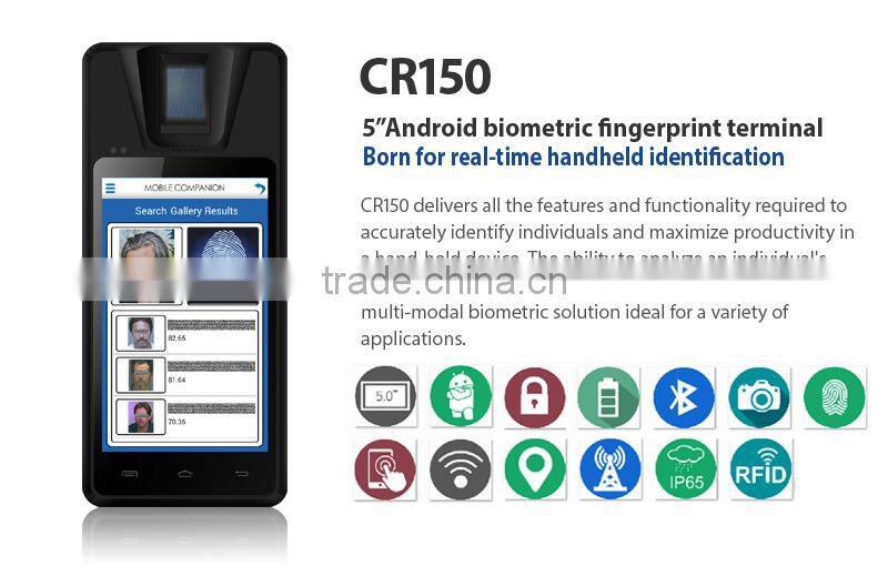 Android WIFI 3G NFC FBI PIV biometric morpho fingerprint scanner