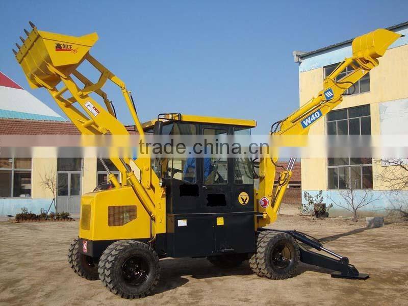 6000KG 0.4CBM WZ40-16 wheel backhoe loader , backhoe loader for sale 2015 good performence!