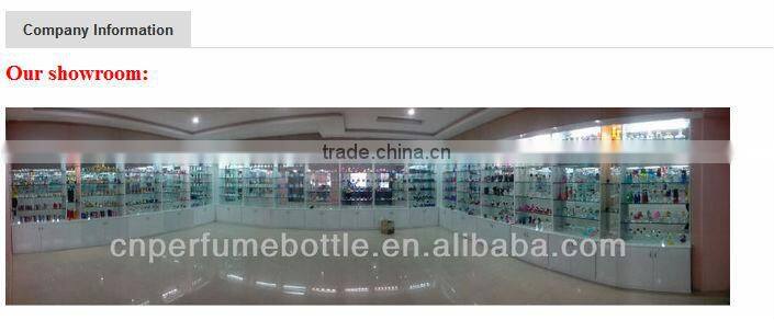 custom made red empty crystal perfume bottle