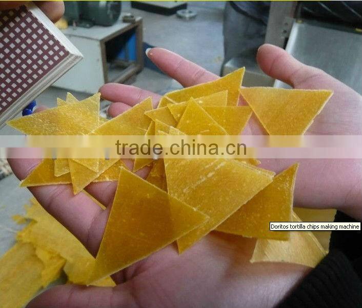 Fried doritos tortilla chip production line