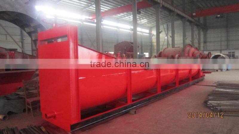 Gold ore/iron ore spiral classifier for ore pulp classification