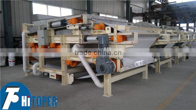 Water purification systems for home slurry of the belt filter press