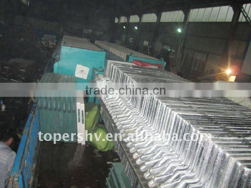 High temperature cast iron filter press for waste oil