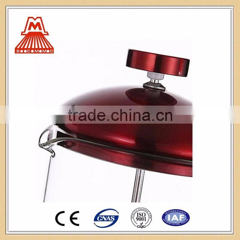 Quality products W124-CP033 Hot Selling Red Color Cooper Coffee Maker