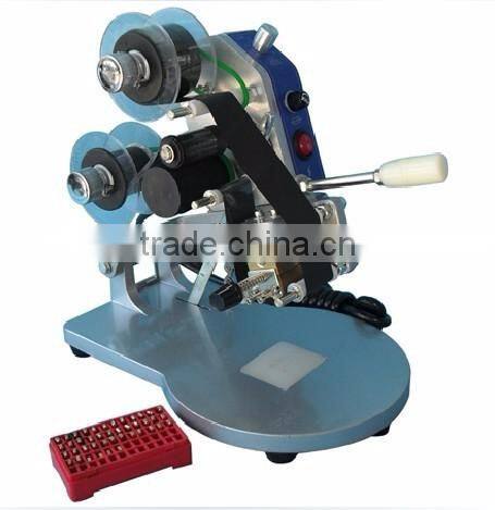 Manual Number Words Date Printing Machine