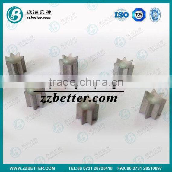 cemented carbide cutter tips with sharp edge tungsten carbide cutter tips for welding rods