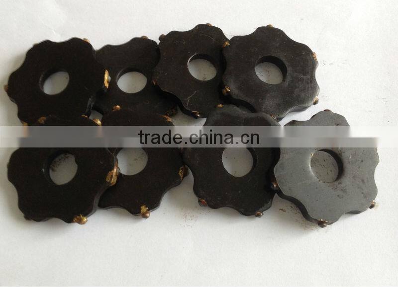 5PT carbide tipped scarifier cutter/five stars scarifier cutters