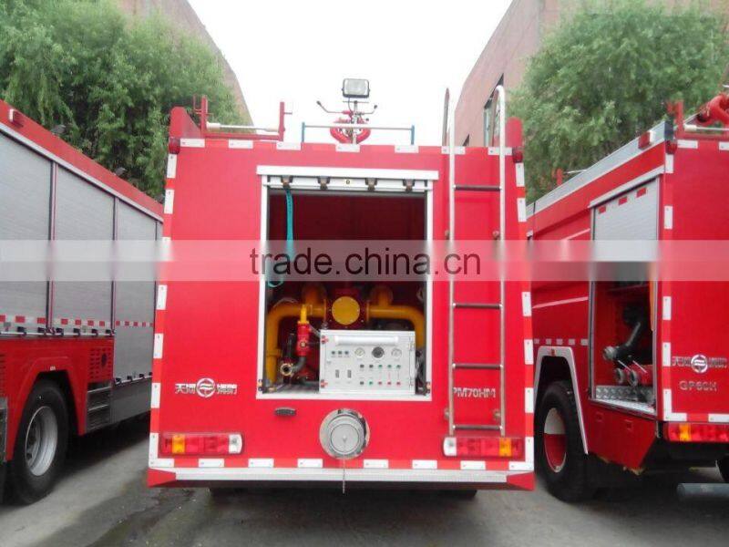 CNHTC HOWO 4X4 water tank howo fire truck China factory