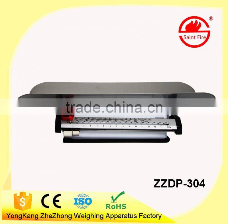 Mechanical baby weighing scales