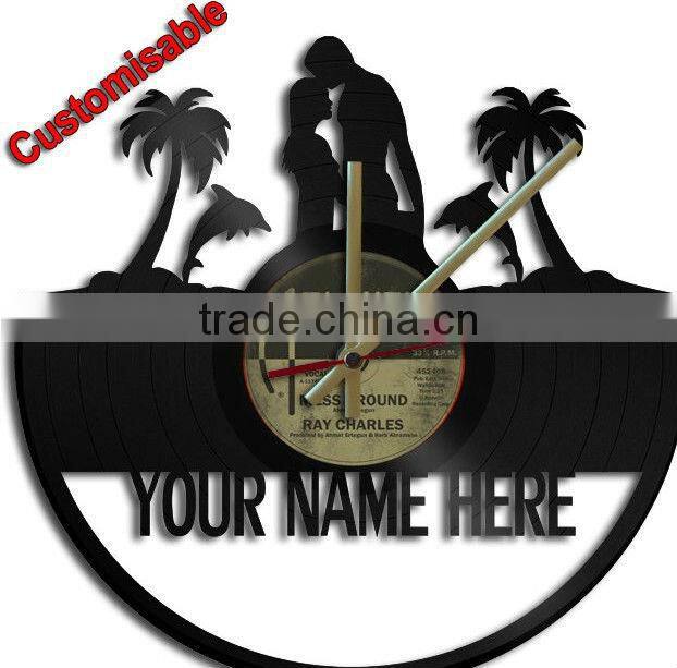CD Film wall clock