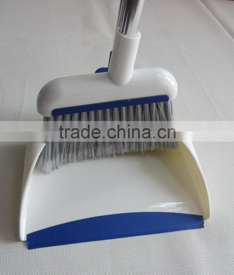 Luxury Dustpan And Broom With Metal Long Handle Dustpan