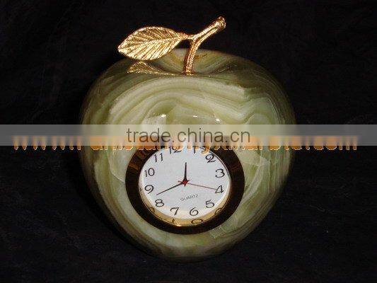 LATEST DESGINE Top Quality Cheap Price CLOCKS ONYX MARBLE HANDICRAFTS