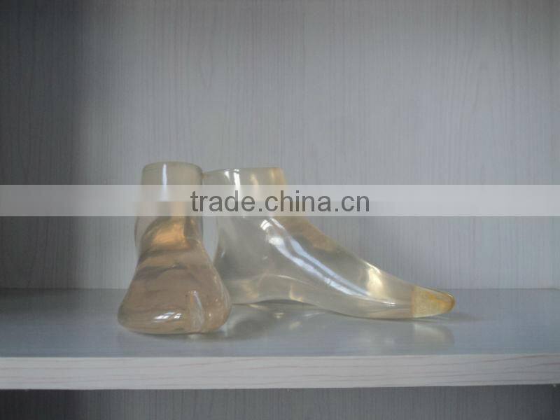 hot sale high-heeled fiberglass foot mannequin for jewelry display