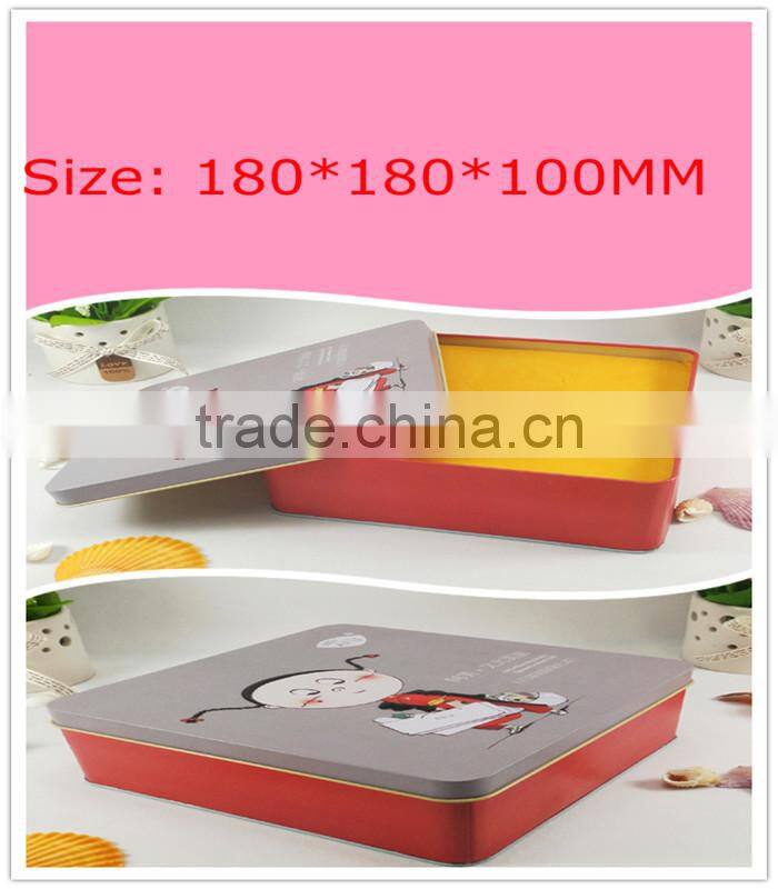 inner silk tray protected candy tin can packaging