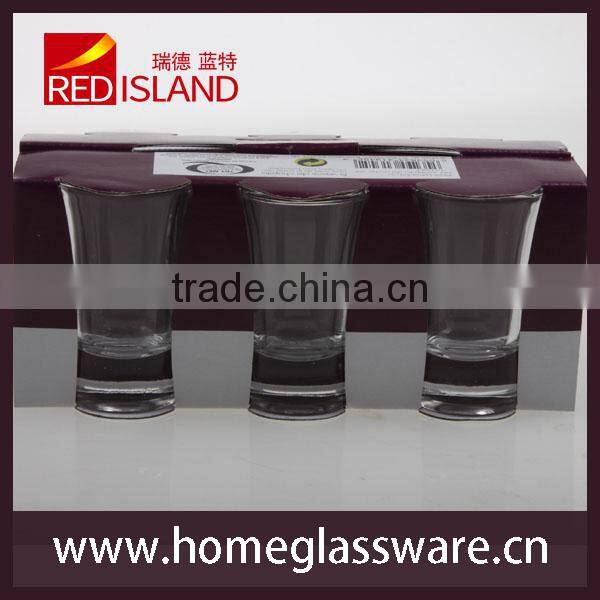 glass factory supply custom High Grade Personalized Shot Glass