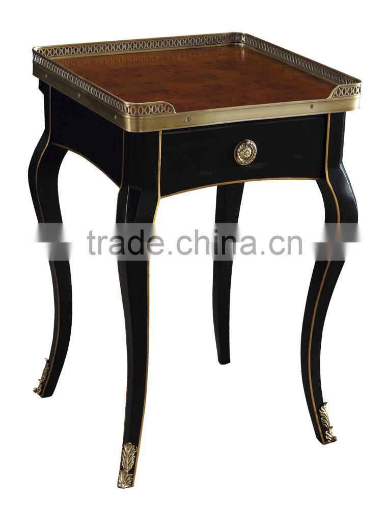 Chinese style solid wood hand painting flower stand