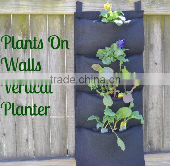 Felt Fabric Living Wall Mounted Planter Vertical Garden Systems