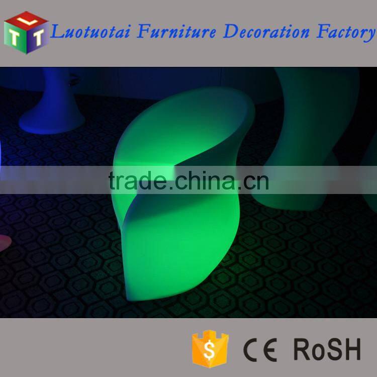 Cordless waterproof IP65 illuminated flashing multicolor change led table set