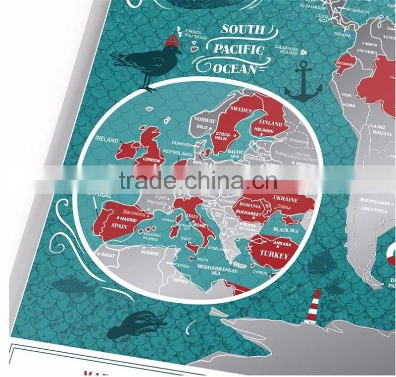 Scratch Places Off World Map Places I've Been Travel Map Great Scratchable Map Gift For Any Traveler