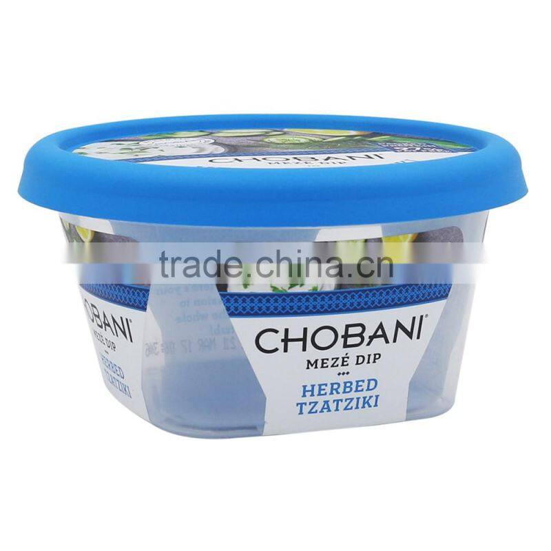 150g High Quality Plastic IMLJam Container with Customized Logo,Cheap Plastic Jars,Food Degree Stabdards Plastic Freezer Jars.