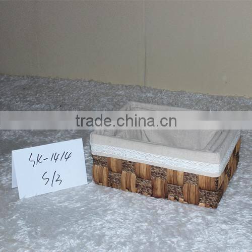 FSC wholesale 100% Handmade Nature bakery wicker bread basket