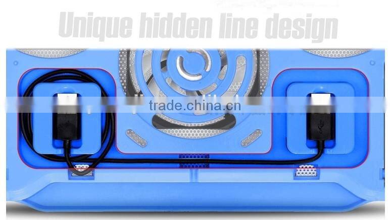 Supply fashion double fan notebook radiator