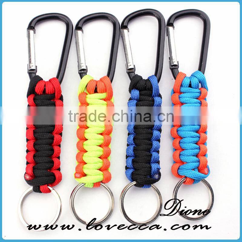 Fashion survival knot bracelet paracord for key chain