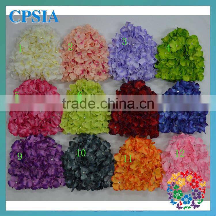 Wholesale 2'Hydrangea flower patel hats flower petal hats