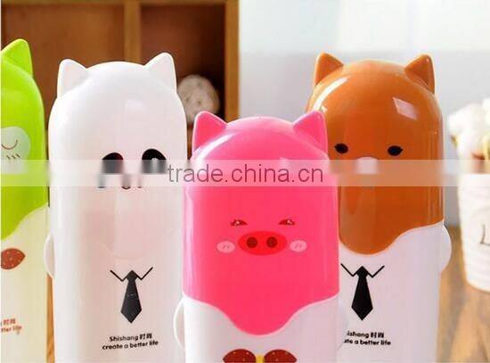 wholesale portable cartoon travel toothbrush case toothbrush box toothpaste box mouthwash bottle