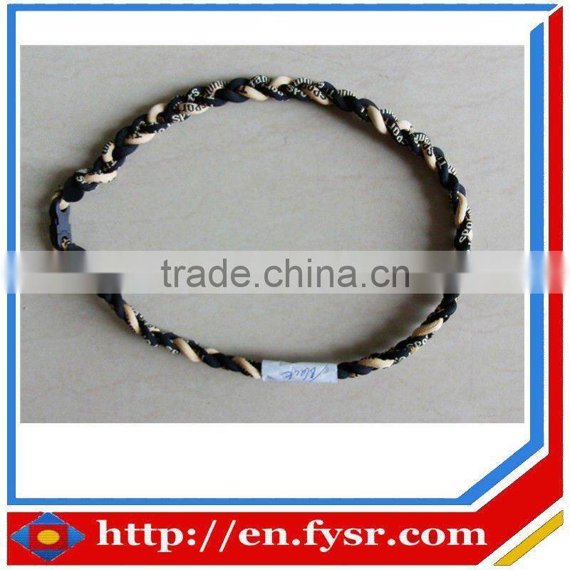 hot style fashion braided necklace for young people