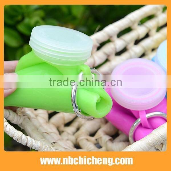 Silicone Outdoor Sports Bottle Silicone Foldable Water Bottle
