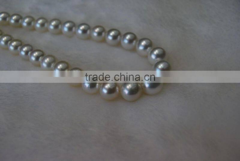 Best Quality Genuine 13-14mm Silver South Sea Pearl Strands