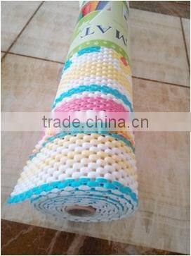 PVC Foam Mesh Grip Mat, anti-slip pvc mat/bath mat