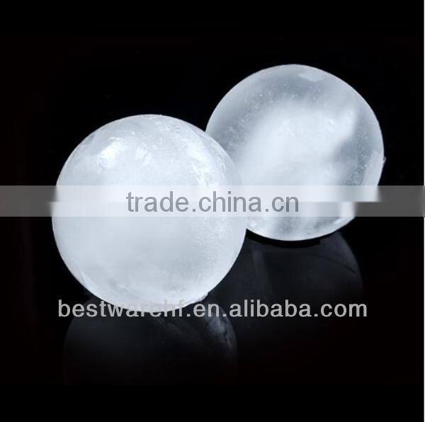FDA silicone sphere fancy ice cube trays